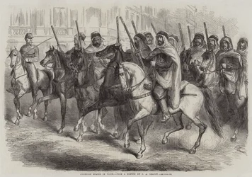 Spahis algériens à Paris